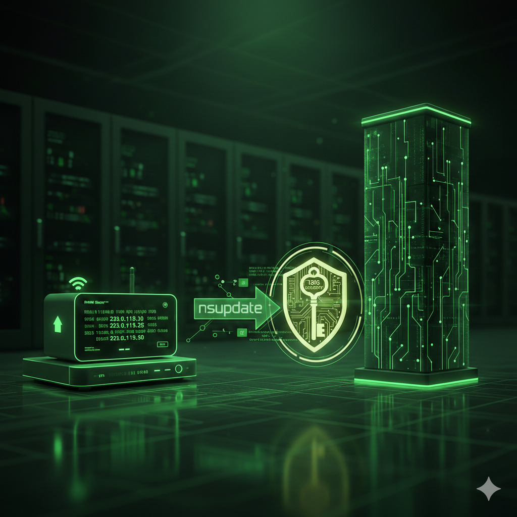 Configurando o DNS Dinâmico com o método nsupdate